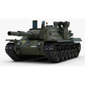 MBT 70 Tank 3D model